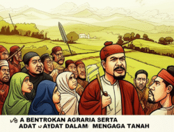 Bentrokan agraria serta peperangan publik adat dalam menjaga tanah