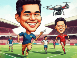 Penggunaan Drone dalam Pemantauan Strategi Tim Sepak Bola