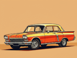 Mobil Klasik yang Balik Dibuat dalam Model Modern