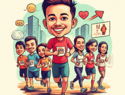 Peran komunitas lari dalam menurunkan angka obesitas di perkotaan