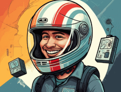 Helm Cerdas dengan Pelayaran Antisipasi Langsung