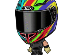 Helm Motor Berlisensi Sah Balap Bumi Kelainan serta Harga