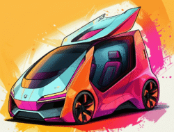 Konsep Mobil Era Depan yang Dapat Menyusut Skala
