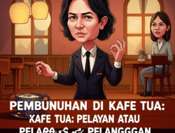Pembunuhan di Kafe Tua: Pelayan atau Pelanggan yang Jadi Tersangka?