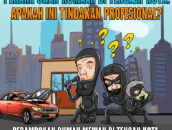 Perampokan Rumah Mewah di Tengah Kota: Apakah Ini Tindakan Profesional?