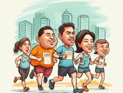 Peran komunitas lari dalam menurunkan angka obesitas di wilayah perkotaan