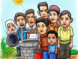 Publik Pinggiran Kesulitan Air Bersih Semasa Masa Gersang