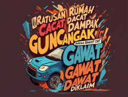 Ratusan Rumah Cacat Dampak Guncangan  responsif Gawat Diklaim