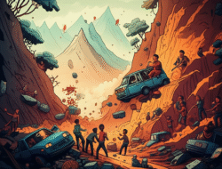 Tragedi Runtuh di Area Pegunungan: Ratusan Berpulang serta Luput