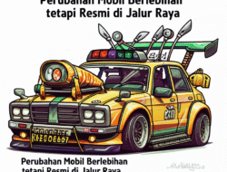 Perubahan Mobil Berlebihan tetapi Resmi di Jalur Raya
